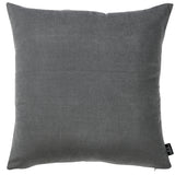 Set of 2 Grey Brushed Twill Decorative Throw Pillow Covers