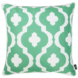 Turquoise Moroccan Geo Decorative Throw Pillow Cover