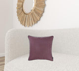 17"x 17" Jacquard Lily Decorative Throw Cover Pillow