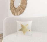 18"x 18" Happy Square Star Printed Decorative Throw Pillow Cover Pillowcase