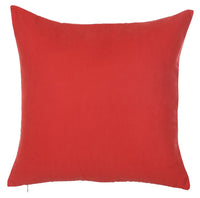Gold and Red Wide Stripe Decorative Throw Pillow Cover.