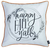 18"x18" Thanksgiving Quote Printed Decorative Throw Pillow Cover