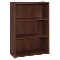 11.75" x 24.75" x 35.5" Cherry 3 Shelves  Bookcase