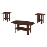 61.5" x 75.5" x 55.25" Cherry  Table 3pcs Set