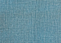16.75" x 16.75" x 17" Light Blue Linen Look Fabric  Ottoman