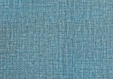 16.75" x 16.75" x 17" Light Blue Linen Look Fabric  Ottoman