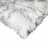 18" x 18" x 5" Gradient Gray Faux Fur  2pack Pillow