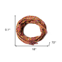 18" x 72" 100% Cotton Multicolor Scarf