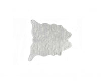 0.8" x 60" x 51" Acrylic Plush Polyester Grey Rug