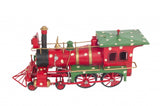 Handmade Tin Christmas Train Model