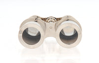 5.5" x 3" x 5" Brass Binocular With Leather Case