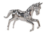 Large Silver Horse Statue