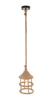 8.5" x 8.5" x 47" Rope  Pendant Lamp