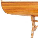Authentic Real Wood Canoe Coffe Table