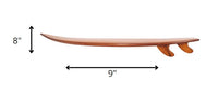 9" x 69.5" x 8" Half Surfboard Shelf
