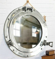 12" x 12" x 2" Porthole Mirror