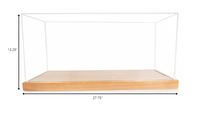 11.375" x 27.75" x 13.25" Display Case for Midsize Speedboat