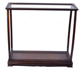13" x 34" x 31.5" Classic Brown For Midsize Tall Ship  Display Case