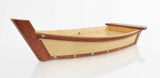 6.25" x 16.75" x 3.37"  Small Wooden Sushi Boat  Serving Tray