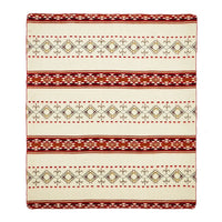 Ultra Soft Southwestern Red Hot Handmade Woven Blanket
