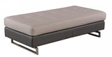 63" X 32" X 19" Black Ottoman