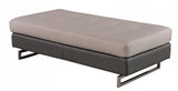 63" X 32" X 19" Black Ottoman