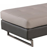 63" X 32" X 19" Black Ottoman