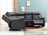 80" X 80" X 40" Dark Gray  Sectional