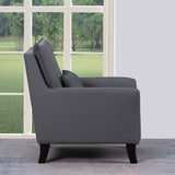 32" X 32" X 28 Gray Accent Chair
