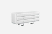 72 X 21 X 31 White Double Dresser Extension