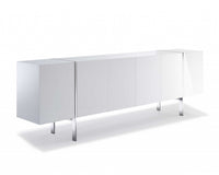 95 X 17 X 30 White Stainless Steel Buffet