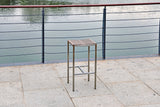 Set of 4 Stainless Steel Square Bar Stool