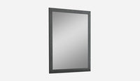 36 X 1 X 44 Gloss Gray Glass Mirror