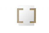 35 X 35 X 2 Polished Gold Stainless Steel Mirror
