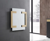 35 X 35 X 2 Polished Gold Stainless Steel Mirror