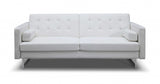 80 X 45 X 13 White Stainless Steel Sofa Bed