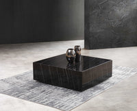 35 X 35 X 11 Black Square Marble Table