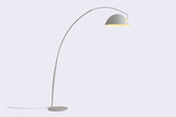 79 X 90.5 White Carbon Floor Lamp