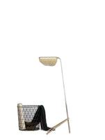 19 X 11 X 48 Golden Carbon Floor Lamp