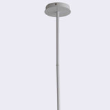 19 X 19 X 40.5 White Aluminum Pendant Lamp