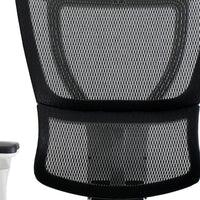 26" x 26" x 40.8" Black Mesh Tilt Tension Control Chair