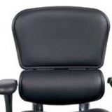 26" x 27.5" x 40" Black Leather Chair