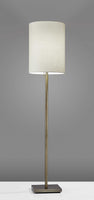 Floor Lamp Classic Silhouette Brushed Steel Metal