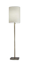 Floor Lamp Classic Silhouette Brushed Steel Metal