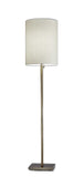 Floor Lamp Classic Silhouette Brushed Steel Metal