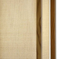 Floor Lamp with Natural Wood Finish Storage Shelves