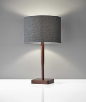 Cozy Cabin Natural Wood Table Lamp