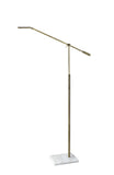 Brass Metal Floor Lamp Adjustable and Dimmable LED