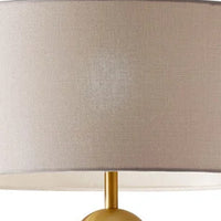 20" X 20" X 69" Brass Metal Floor Lamp