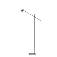 Black Metal Antique Brass Floor Lamp Tilt Arm LED Task Light